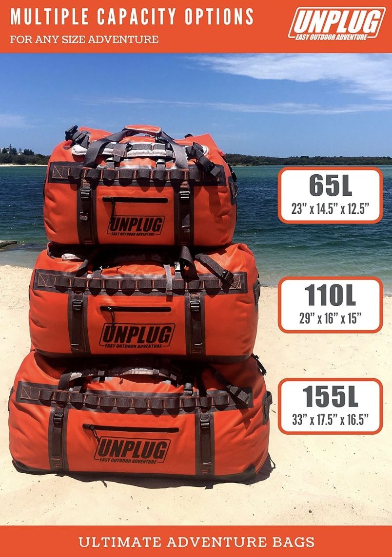 UNPLUG adventure Bag 110L New