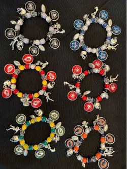 NFL Charm bracelets Perfect for Mother’s Day