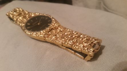 Dufonte gold store nugget watch
