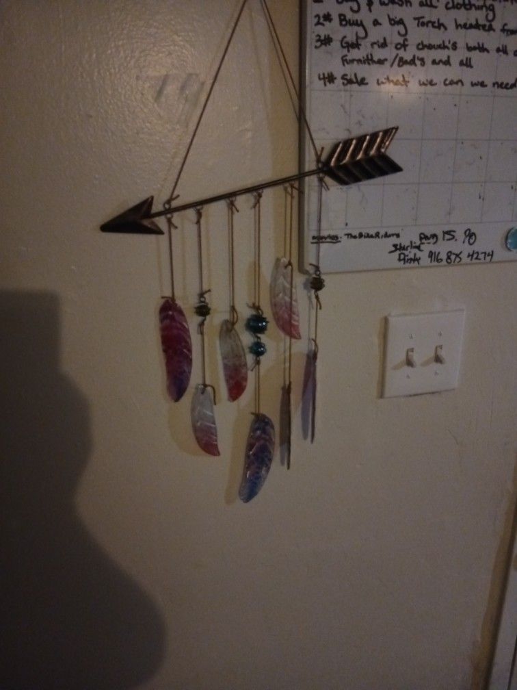 Arrow And Feather Wind Chime