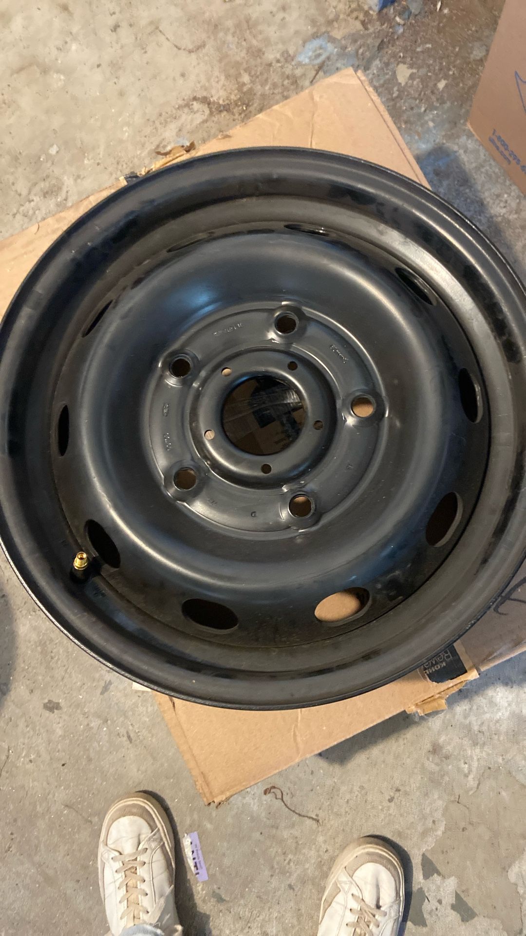 Rims and Caps came off 2018 Ford Transit