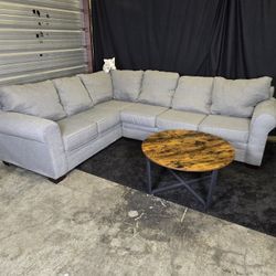 Gray 2 Piece Sectional Couch *Can Deliver 🚚*