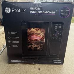 Ge Profile smart indoor smoker black  