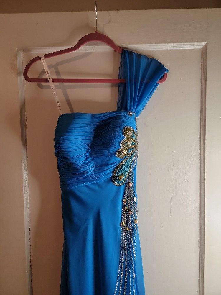 Sky Blue Formal Dress