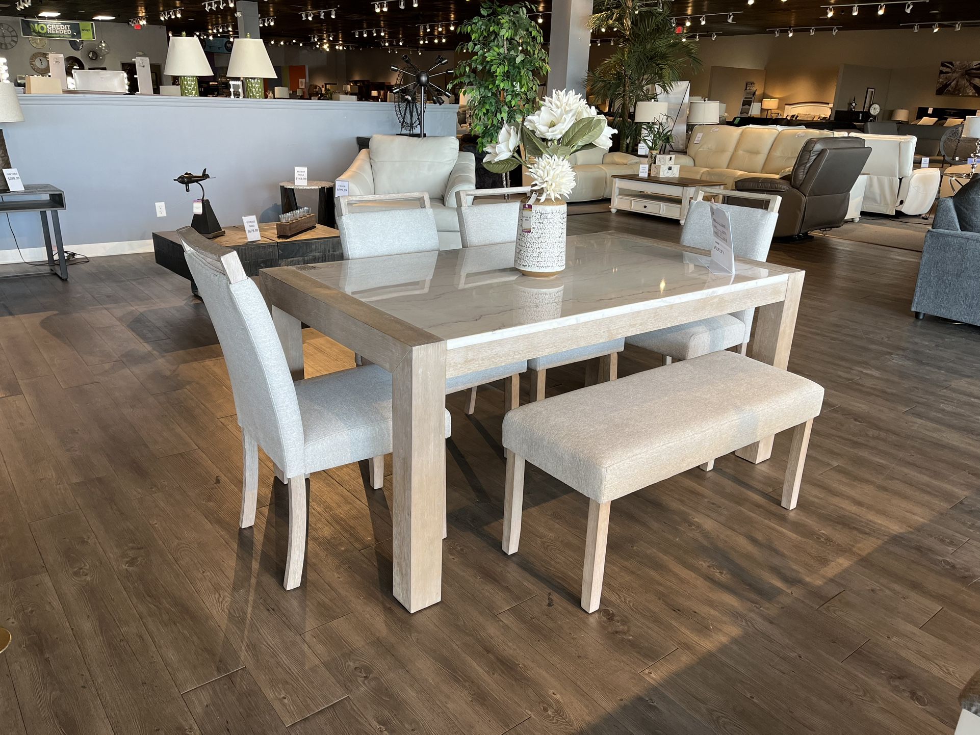 Table 4 Chairs And Bench