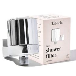 Kit-sch Chrome Shower Filter  New in Box, Box has Tape
