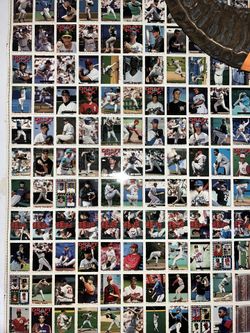 Baseball Uncut Sheet 🔥🔥
