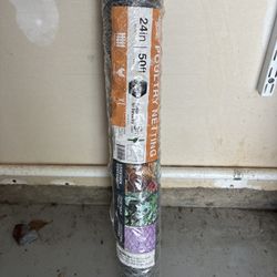 Poultry Netting - 24” x 50’ - Brand New!