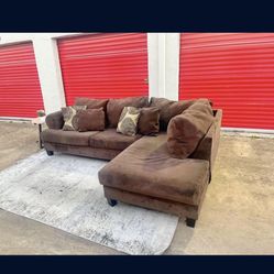 Brown Sectional Couch
