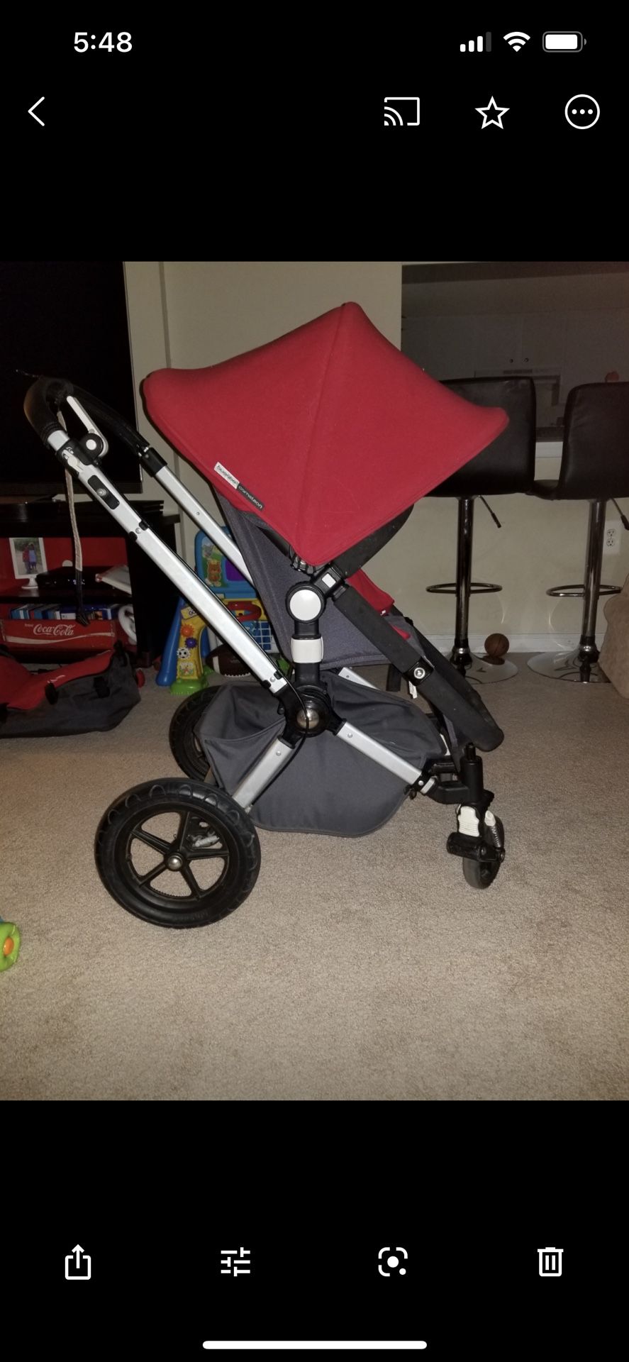 Bugaboo cameleon stroller with all accessories