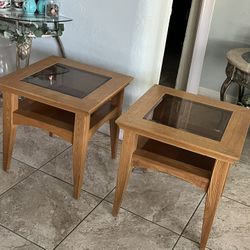 GLASS TABLE SET