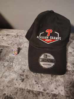 Philadelphia Phillies Divisional Champions Hat And Pin