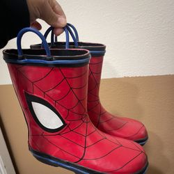 Spider-Man Rain Boots Size 11-12