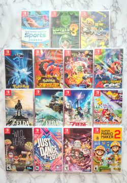 Nintendo Switch Games Mario, Pokemon and more READ DESCRIPTION