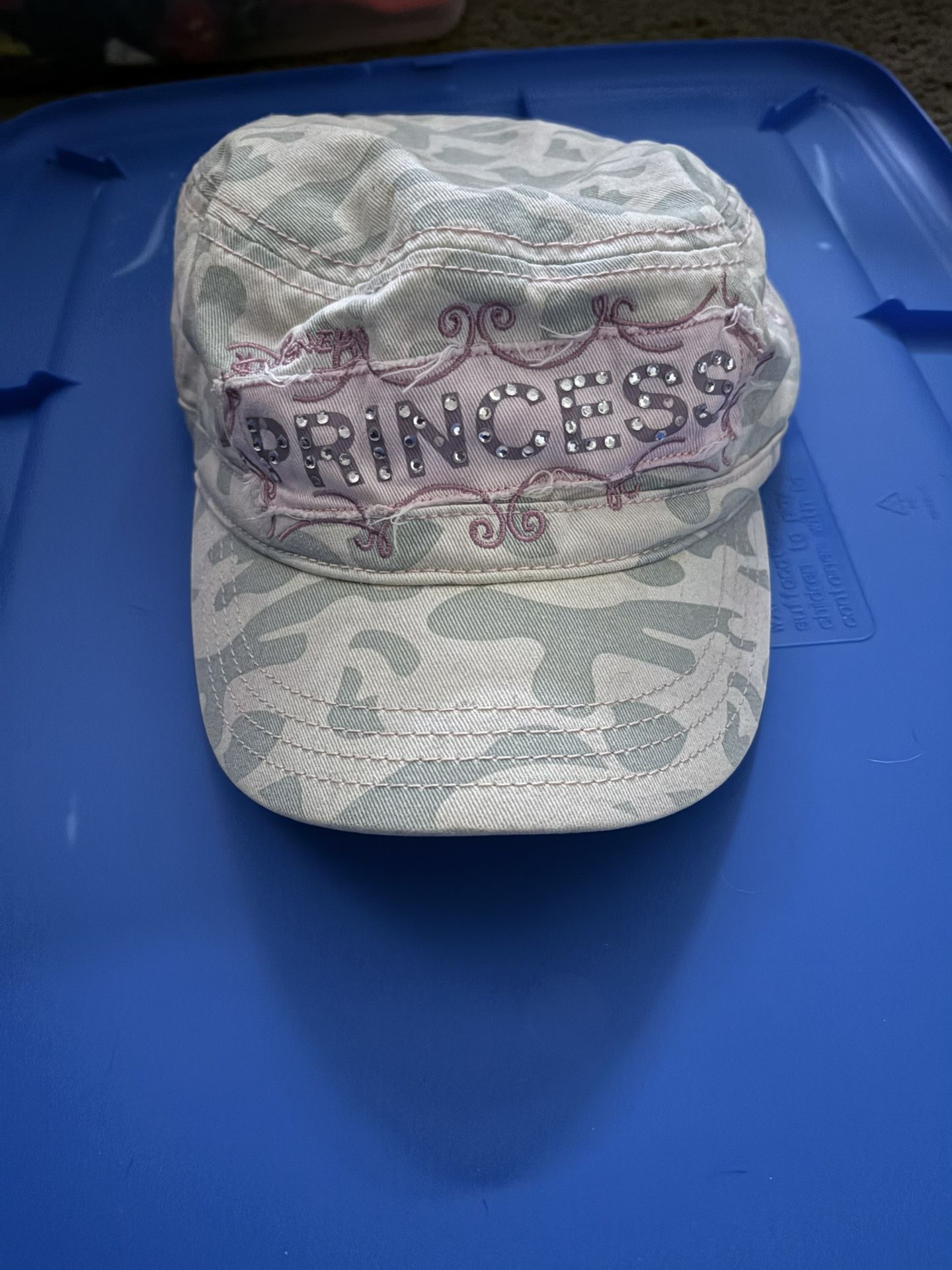 Disney Pink Camo Princess Baseball Style Hat 