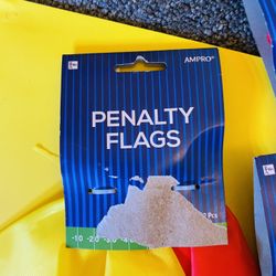 Ampro Penalty Flags +  2 Whistles 