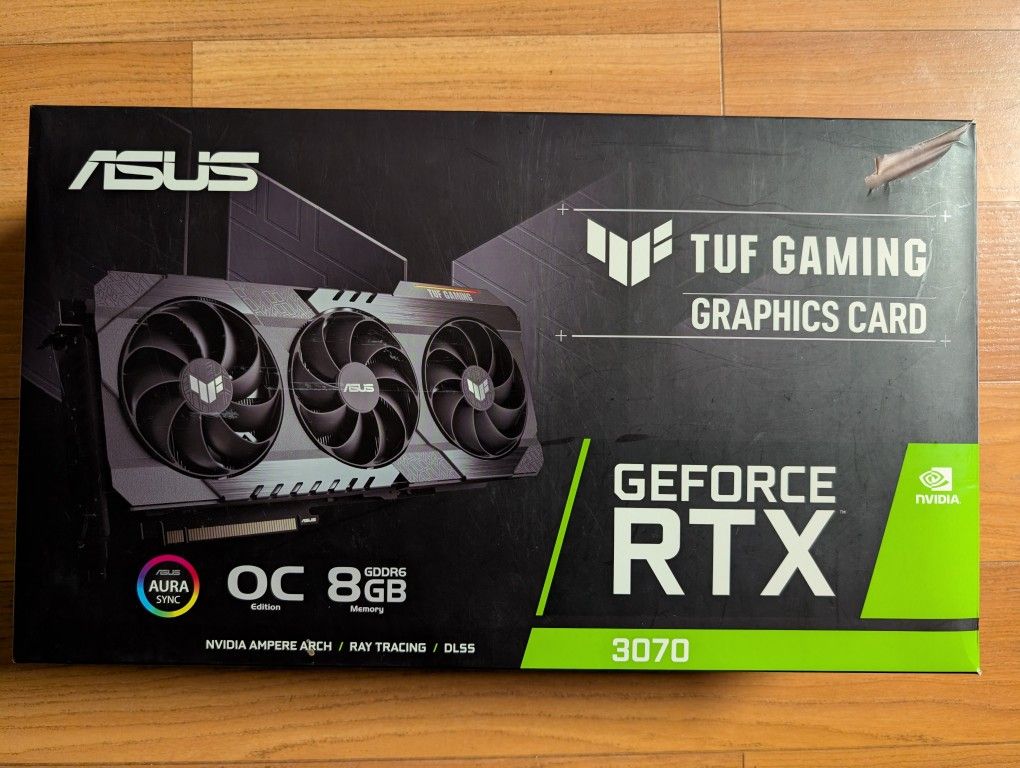 Nvidia Asus RTX 3070 Graphics Card GPU