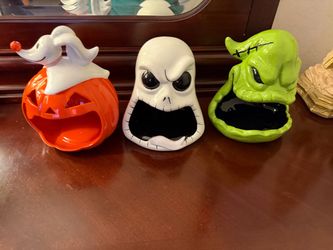 Disney Nightmare Before Christmas Candy Bowl Set of 3