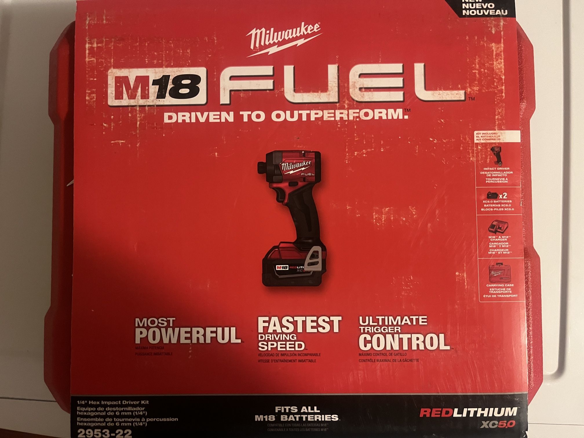 Milwaukee Impact drill set