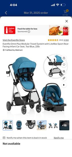 Evenflo travel system 3 and 1
