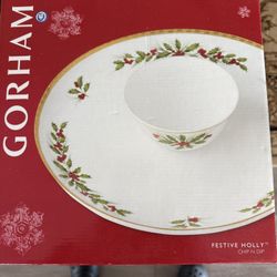 Gorham Chip And Dip Set