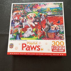 Playful Paws 300 Piece Puzzles