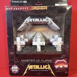 Metallica Master of Puppets 3D Album Cover McFarlane Toys Pop Culture Masterwork