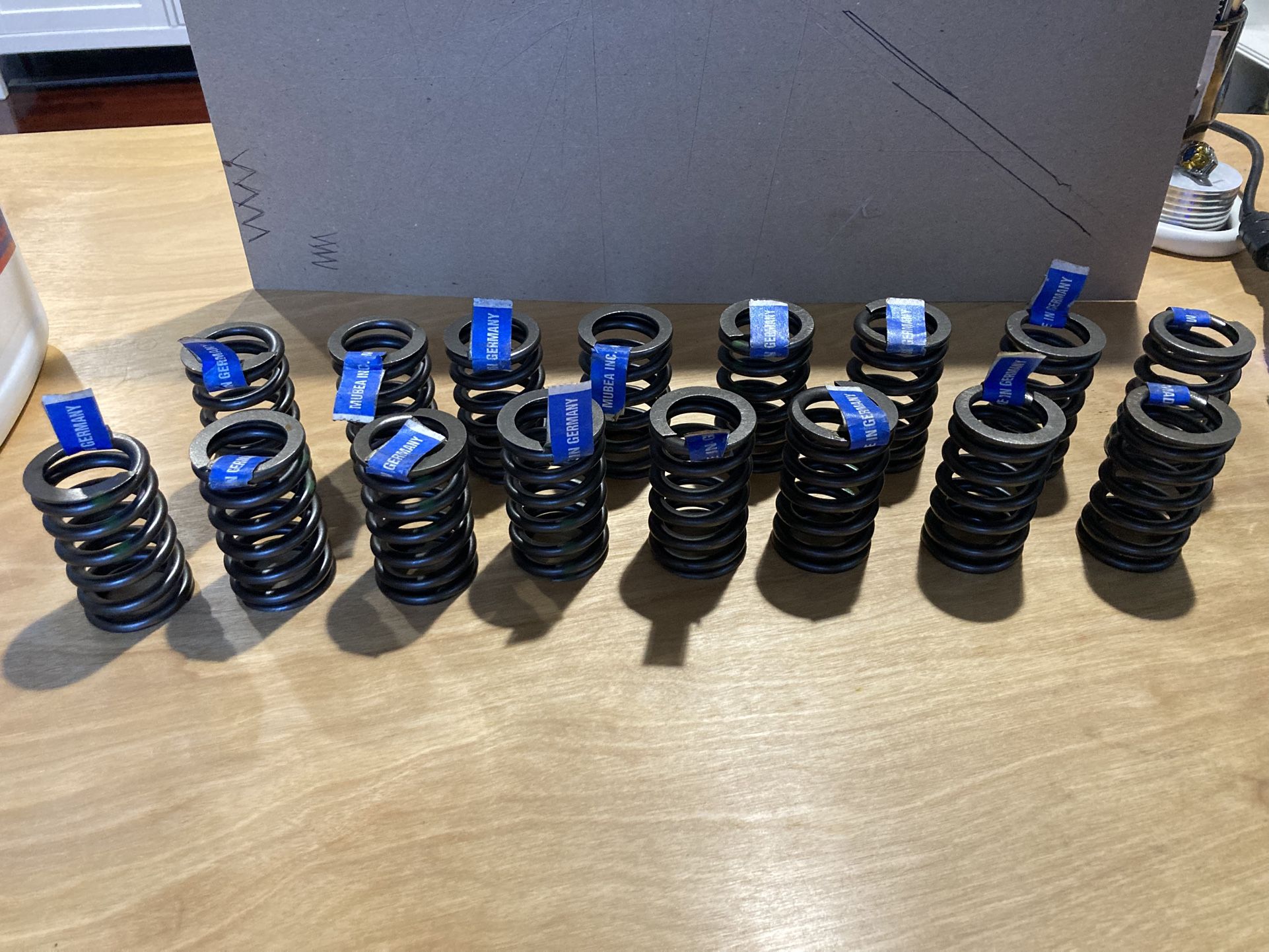 GM Performance LT4 valve springs, brand new never used. GM part number 1, outside diameter 1.32 in, coil bind height 1.22 in. Used on 1996 LT4