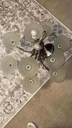 9-Light Chandelier – $70