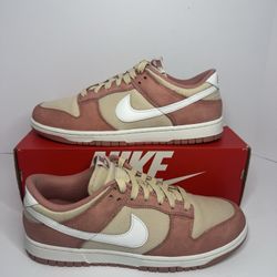 Lightly Used Nike Dunk Low PRM “Red Stardust” Size 11 Men’s