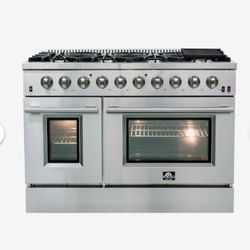 48” Fornio Dual Range Oven 8 Burner 