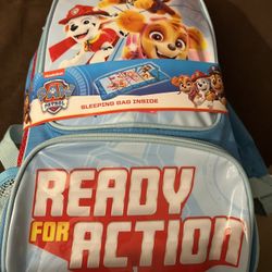 Paw patrol Bagpack/sleeping Bag