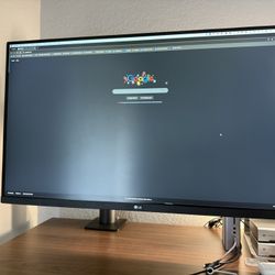 31.5” LG Ergo IPS 4K UltraFine Display