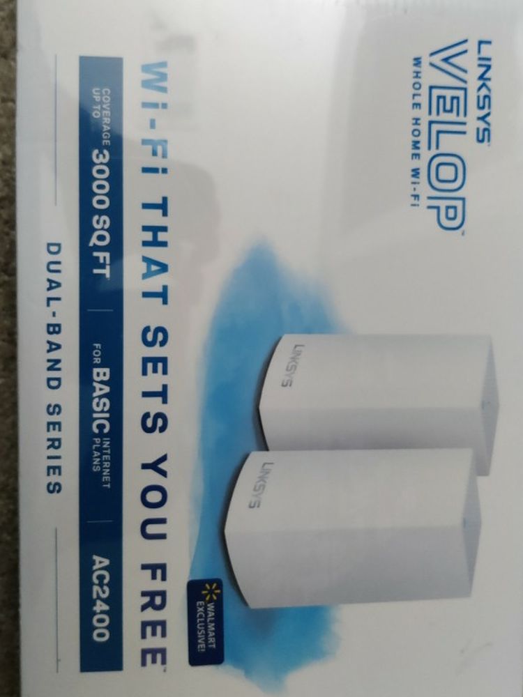 Linksys Veloop 3000 Sq Ft Router