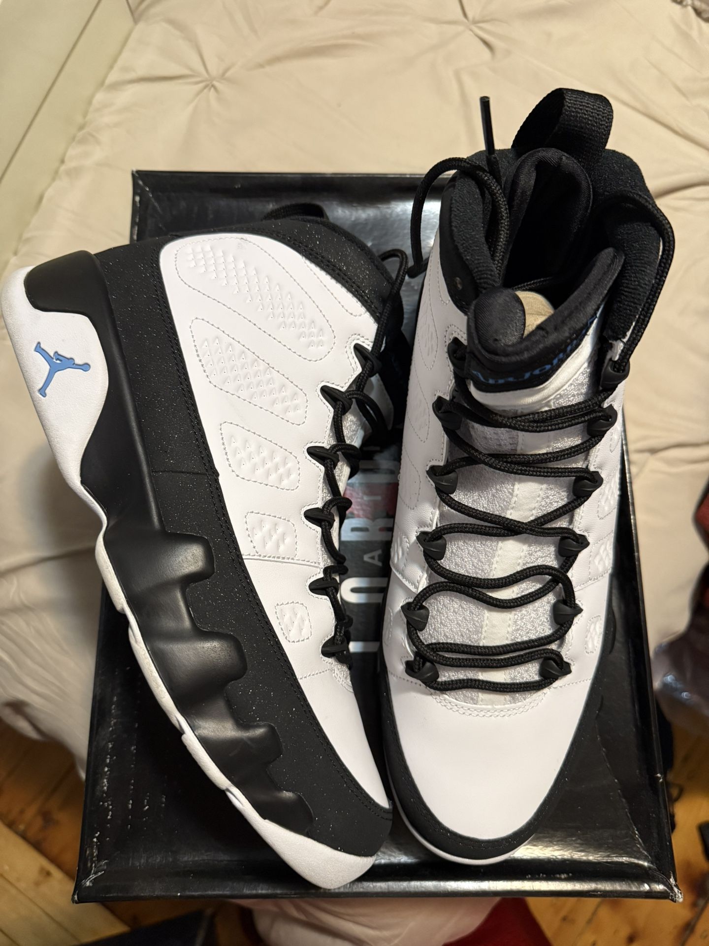 Jordan 9 ‘Columbia’ Sz 10 DS