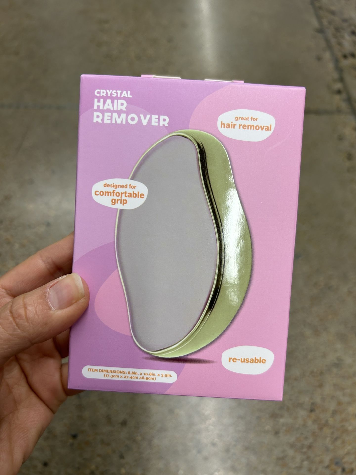 NWT crystal hair remover