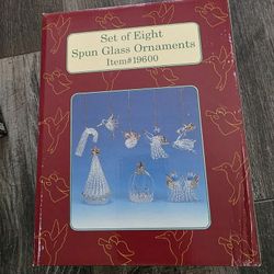Spun Glass Ornaments 