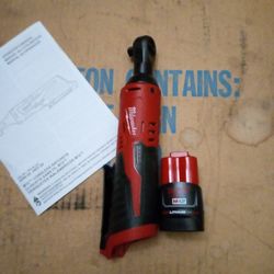 Milwaukee 3/8" Ratchet M12 , 2.0 Battery 