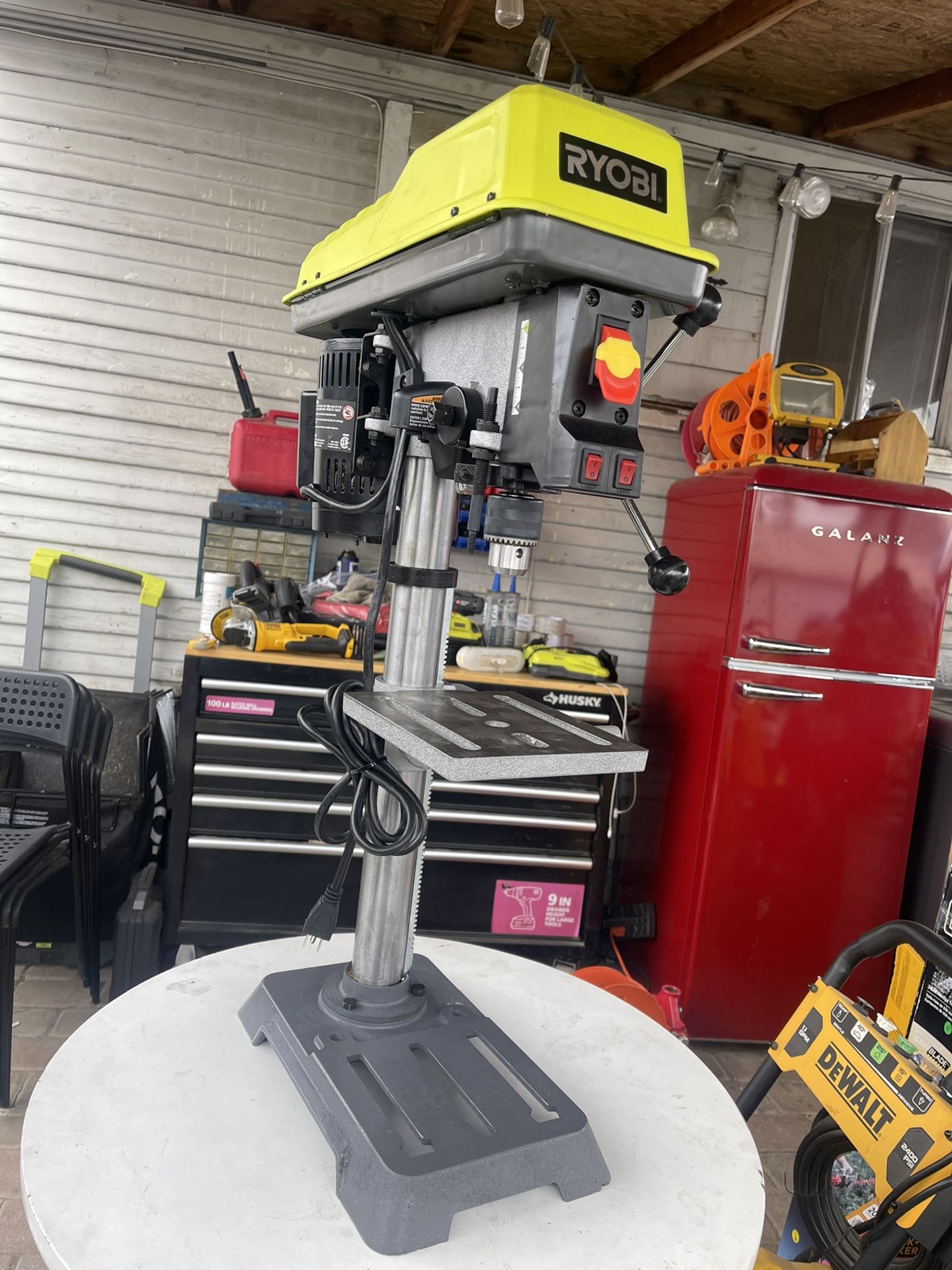 RYOBI 10 Speed Drill Press with EXACTLINE Laser Alignment