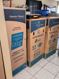 Water heaters boilers 40 gallons Gas or electric