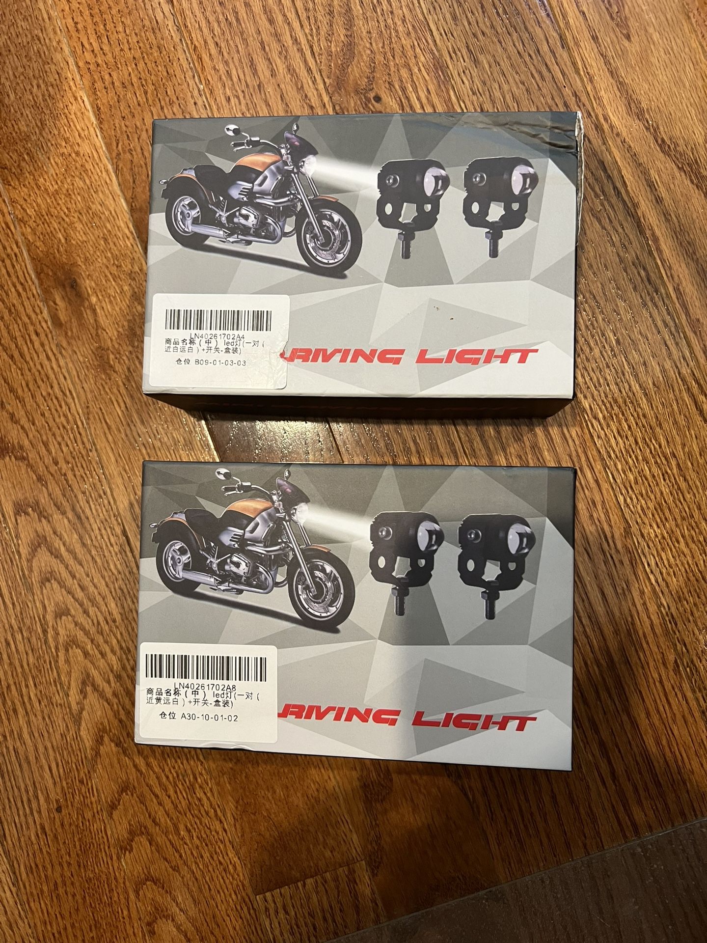 2 Pairs Mini Driving Lights for Motorcycles