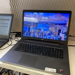 Dell Inspiron 17.3 inch Laptop AMD A8-7410 8GB RAM  120GB SSD Windows 11 pro