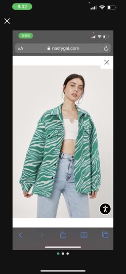 Nasty Gal Fuzzy Coat