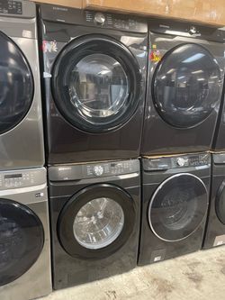 Samsung used washer and new dryer gas