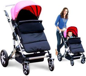 Baby Sleeping Bag Universal Bunting Bag Stroller Footmuff Cover 3-in-1 Baby Stroller Blanket Waterproof Windproof Stroller Annex Mat