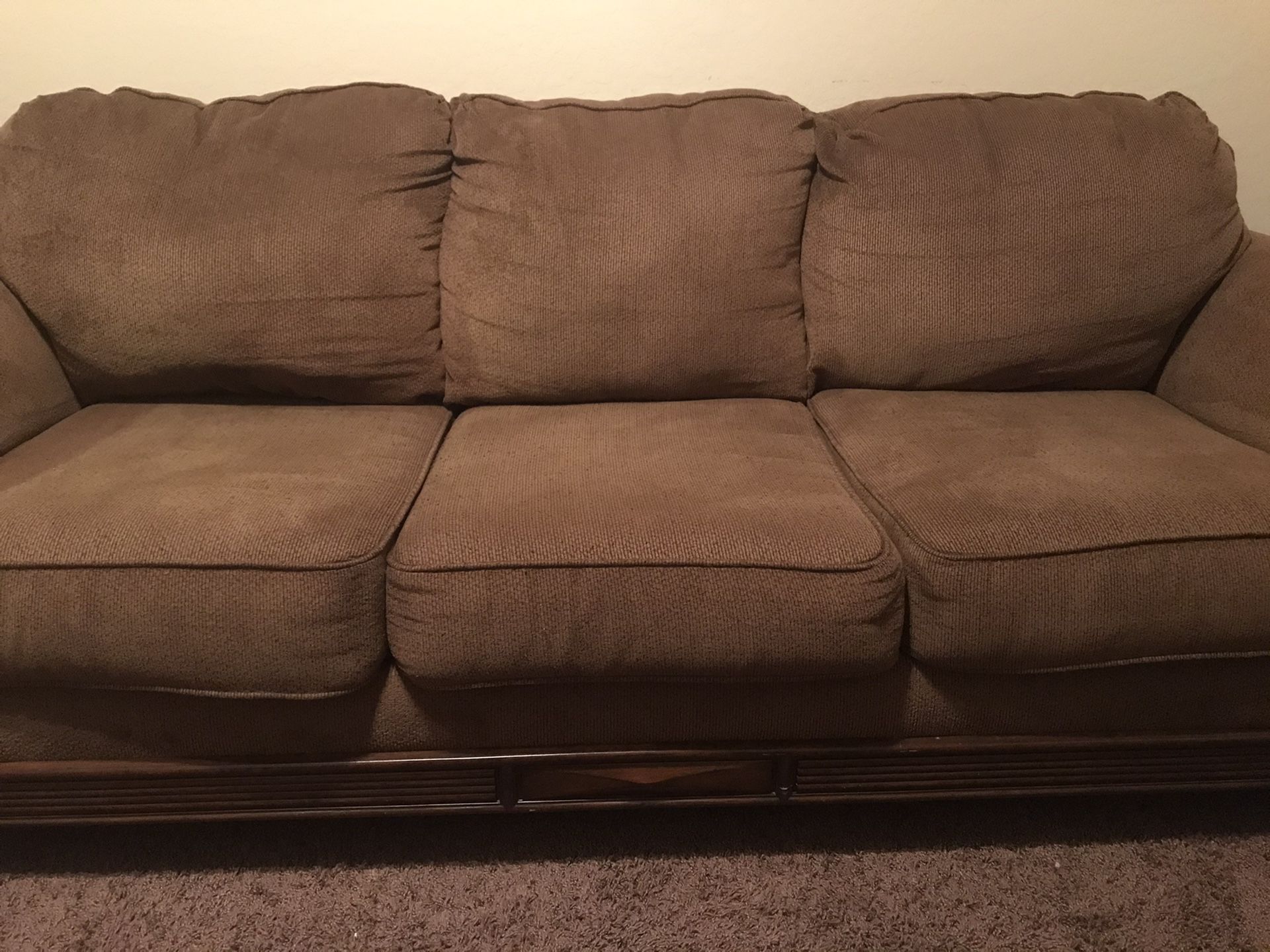 Soft All Wood Large Couch