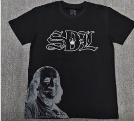 SDL (Sky Da Limit) streetwear graphic t-shirt