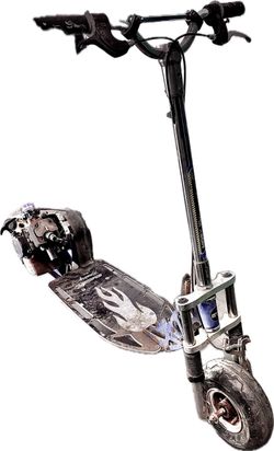 Gas-Powered Kick Scooter with Engine