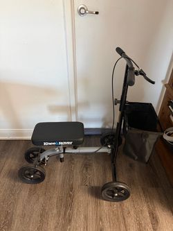 KneeRover Knee Scooter with Basket – Excellent Condition