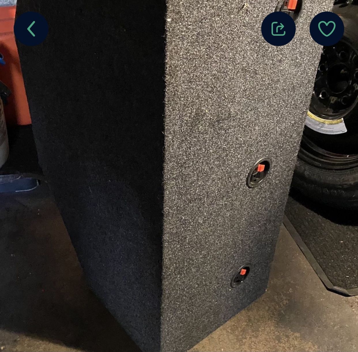Box with one speaker only